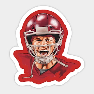 Patrick Mahomes Kansas City Platinum Sticker